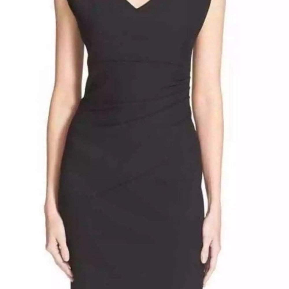 Diane Von Furstenberg Black Midi Dress